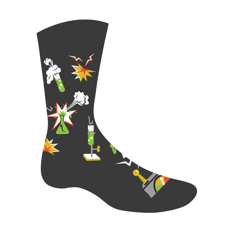 Weird Science Crew Sock