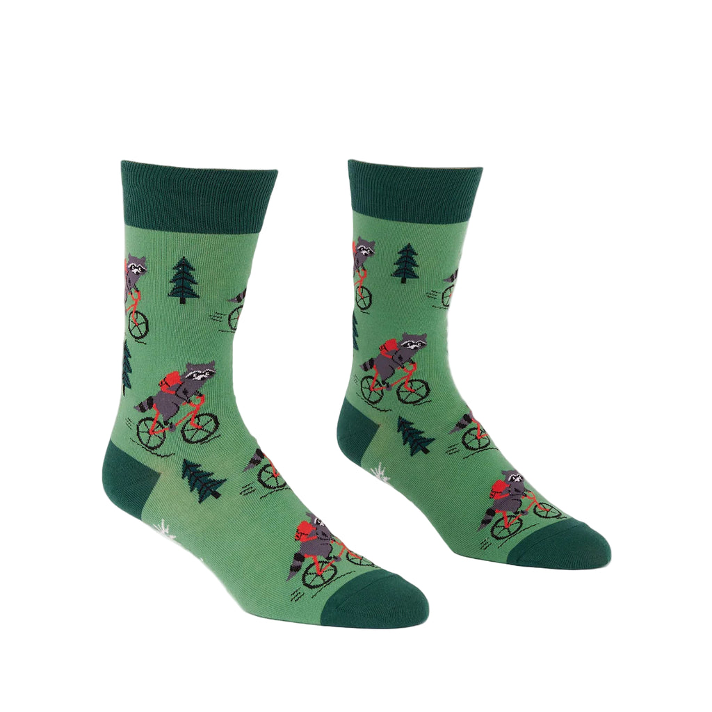 Live Fast, Eat Trash Crew Sock