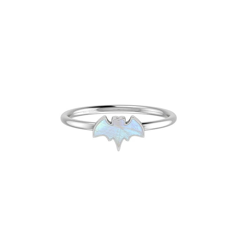 Moonstone Bat Ring $35.00