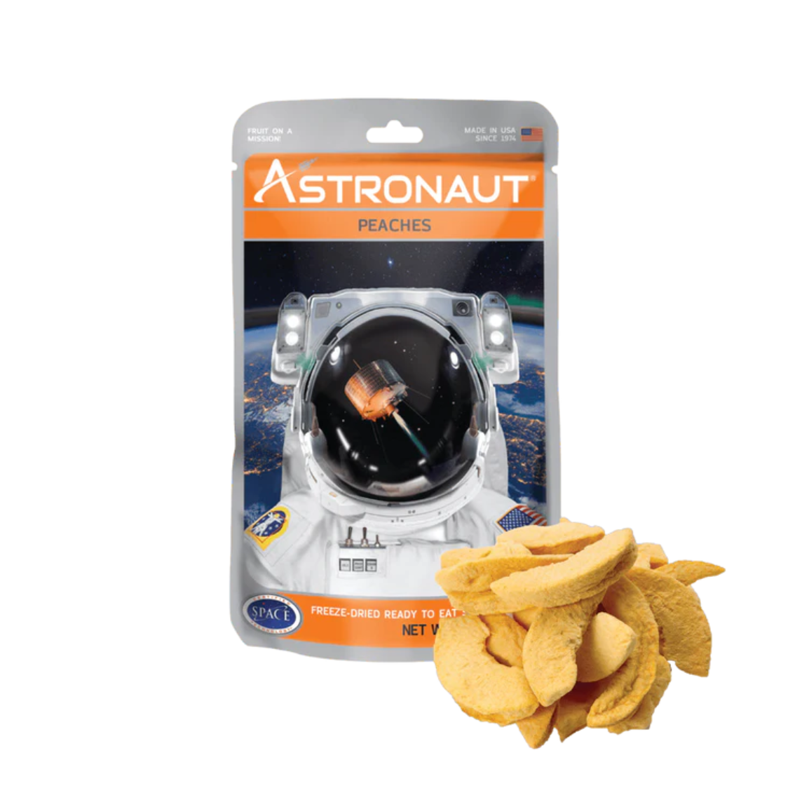 Astronaut Freeze-Dried Peaches