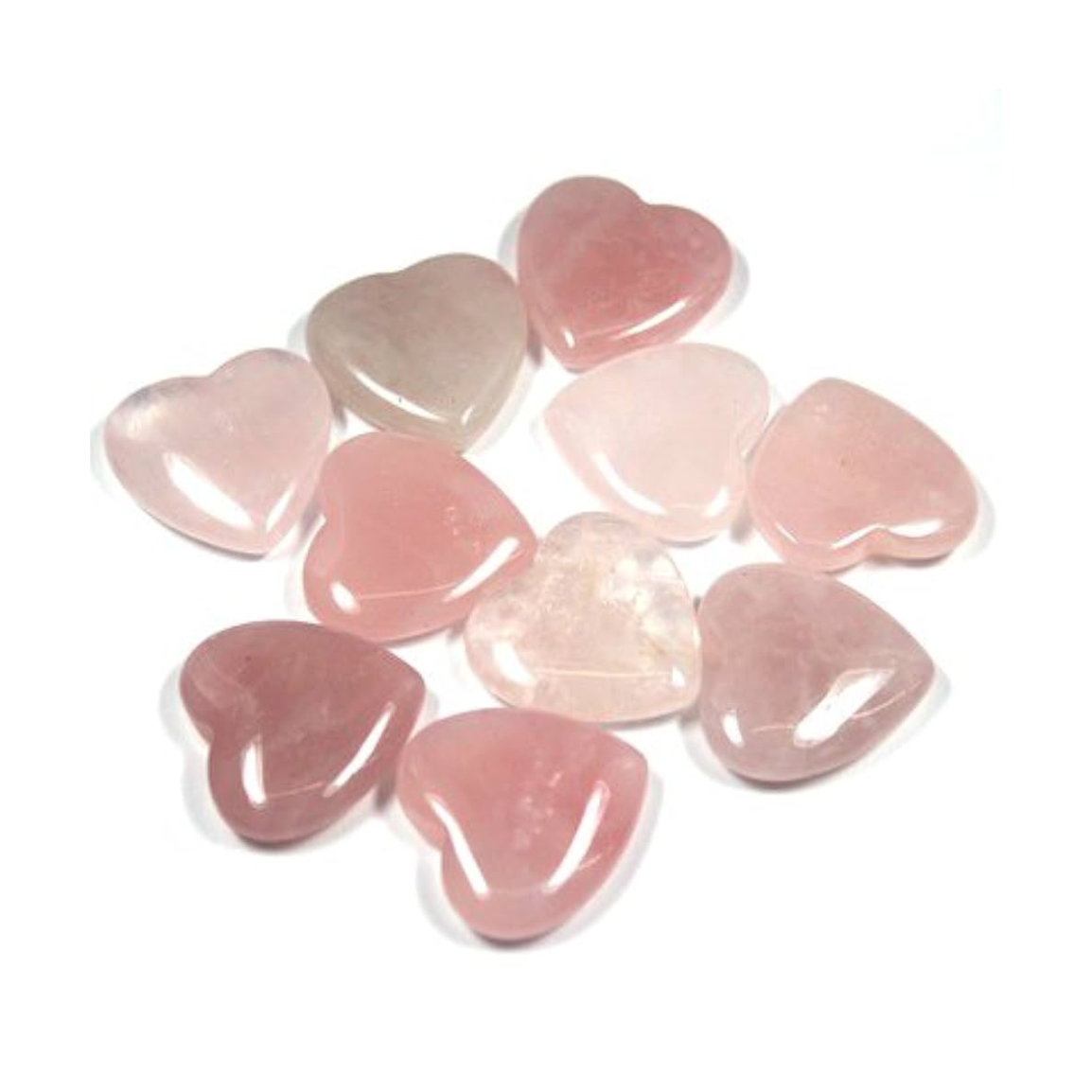 Rose Quartz Heart $8.00