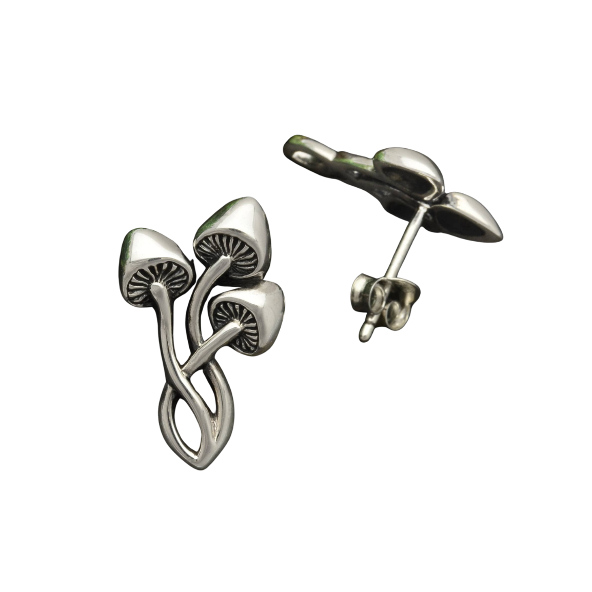 Mushroom Post Earrings