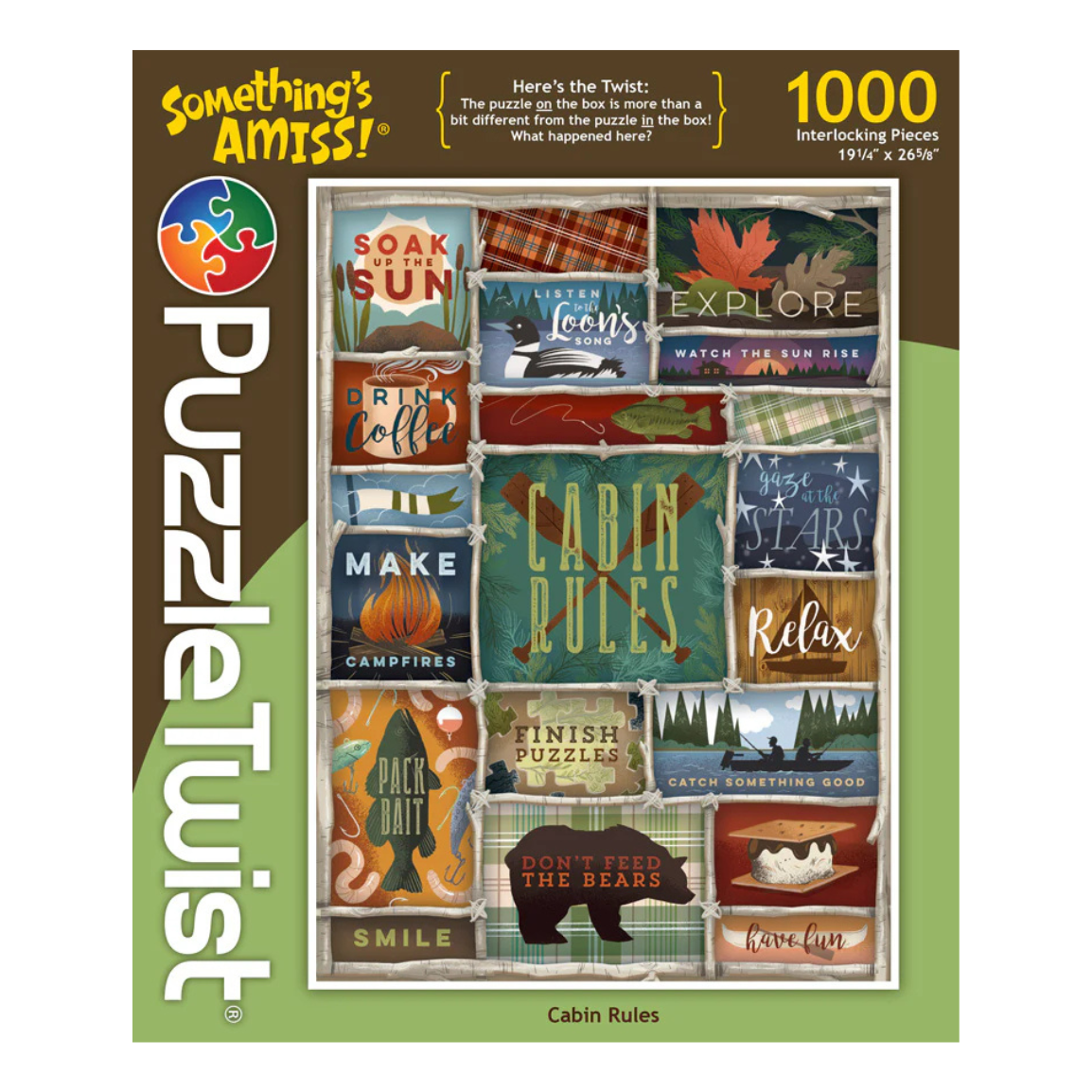 Cabin Rules 1000 Puzzle Twist