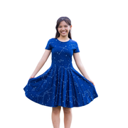 Constellations Glow-In-The-Dark Kids Dress