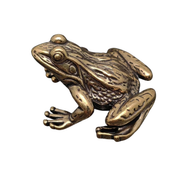 Brass Frog Figurine
