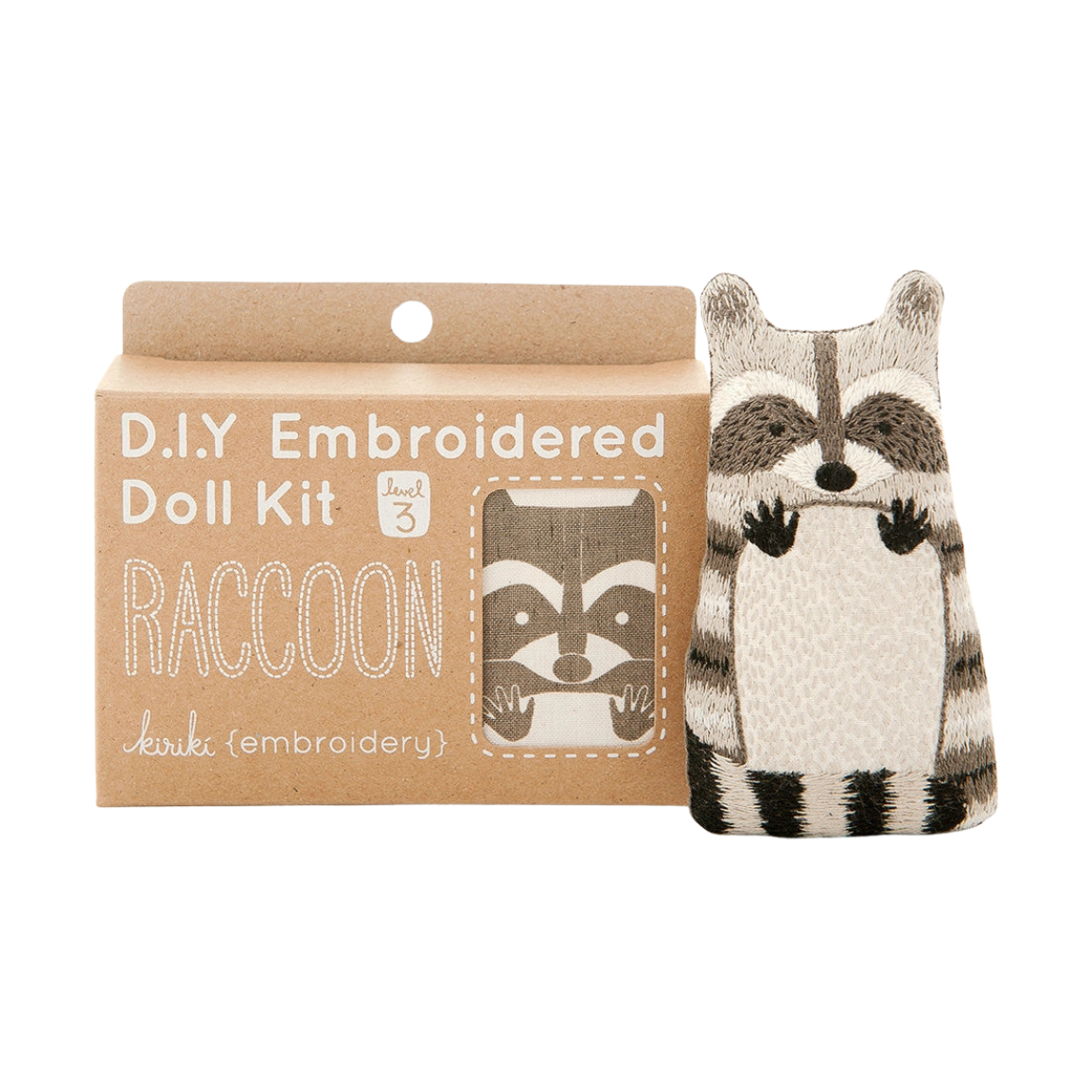 Raccoon Embroidery Kit
