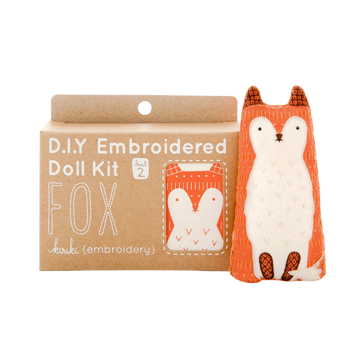 Fox Embroidery Kit