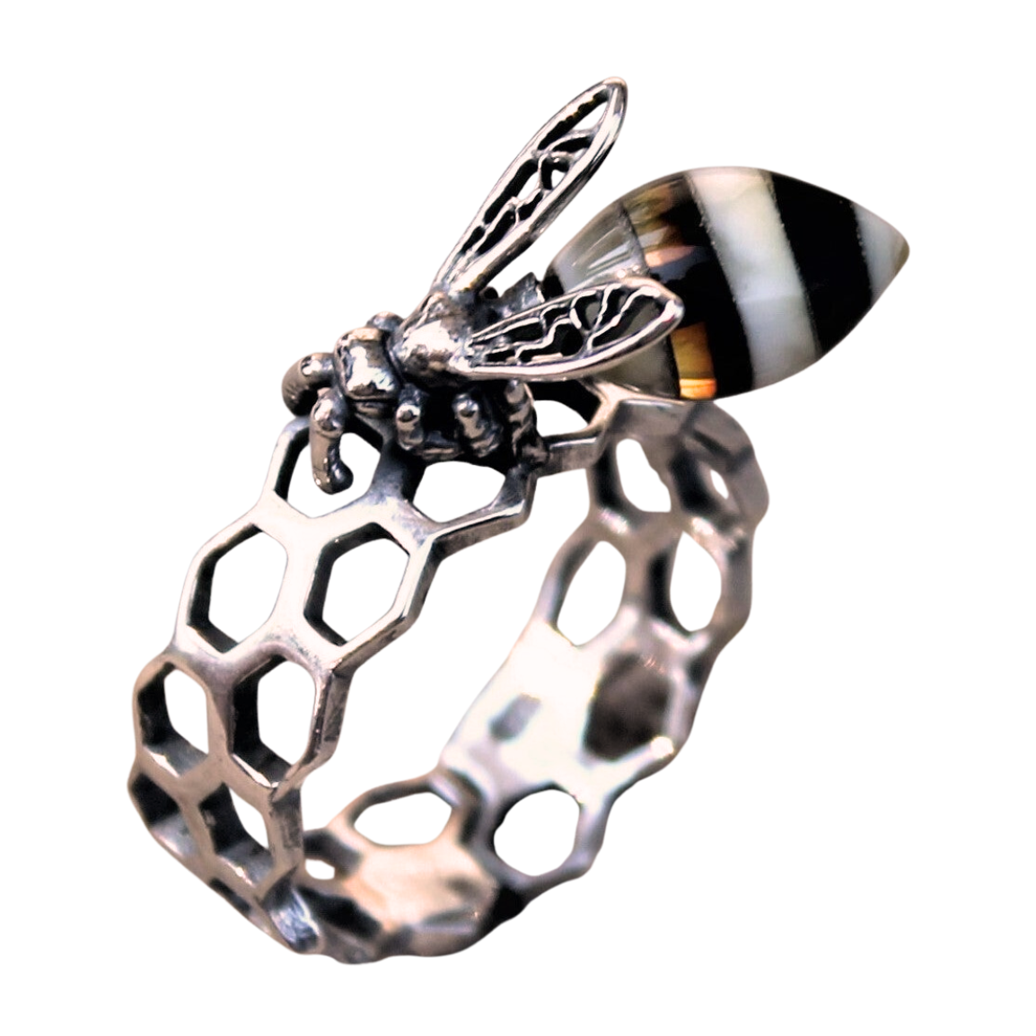 Amber Bee Ring $100.00