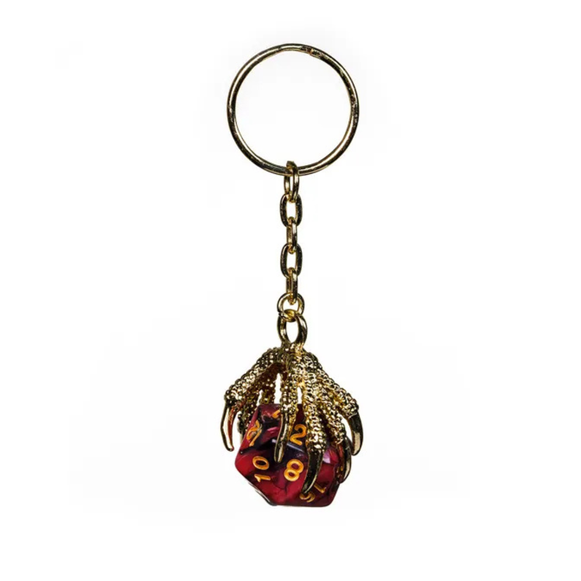 D20 Dinosaur Claw Keychain