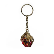 D20 Dinosaur Claw Keychain