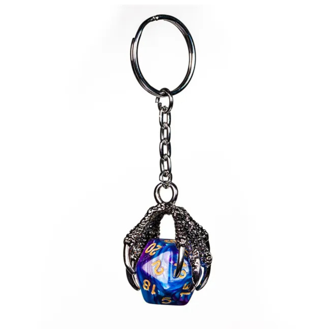 D20 Dinosaur Claw Keychain