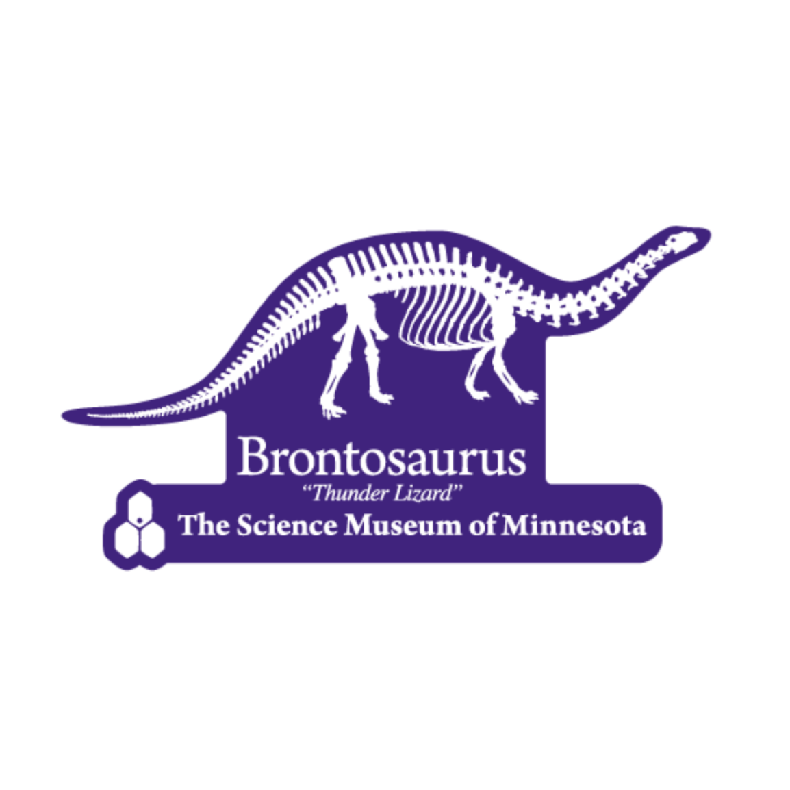 Science Museum of Minnesota Brontosaurus Magnet