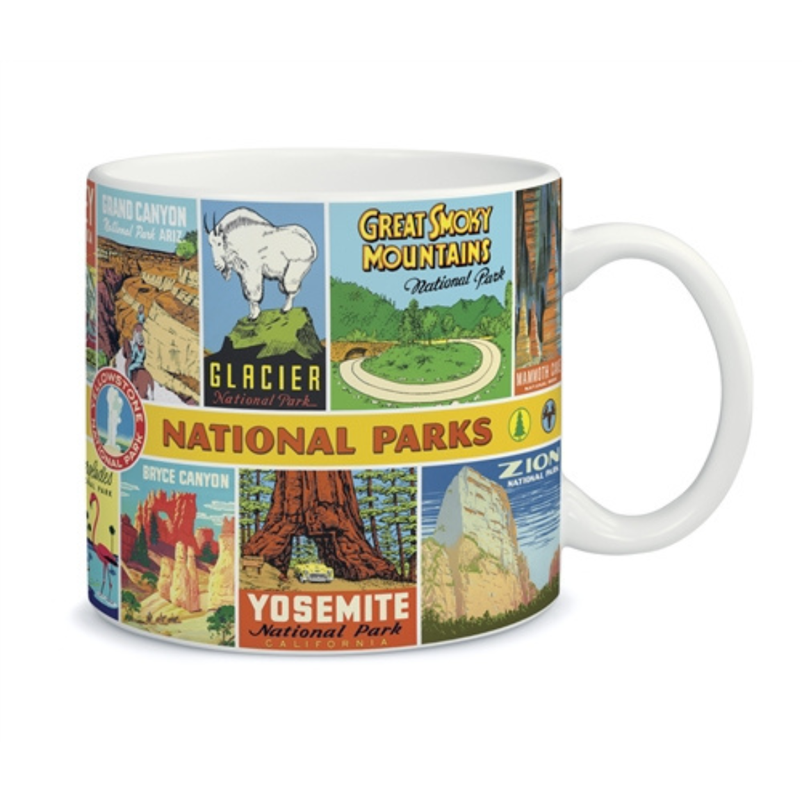 National Parks Vintage Mug
