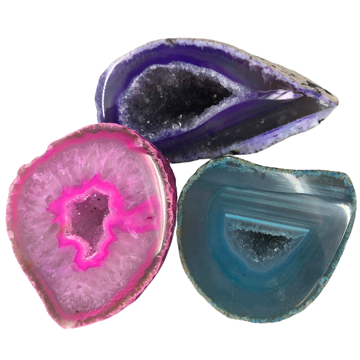 Dyed Agate Geode $22.00