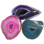 Dyed Agate Geode $22.00