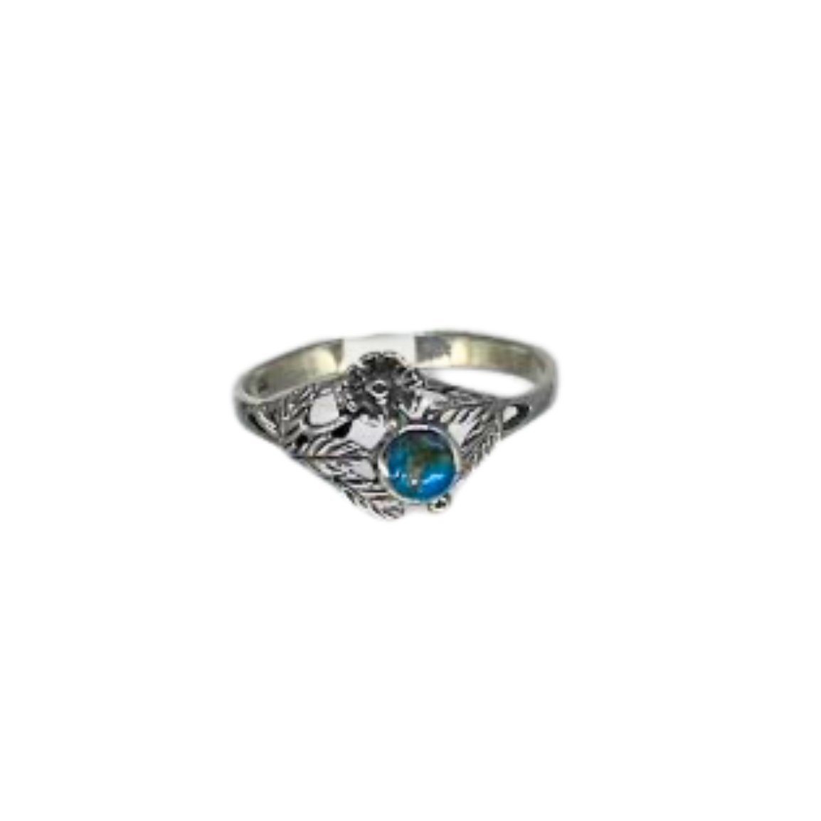 Turquoise Flower Ring