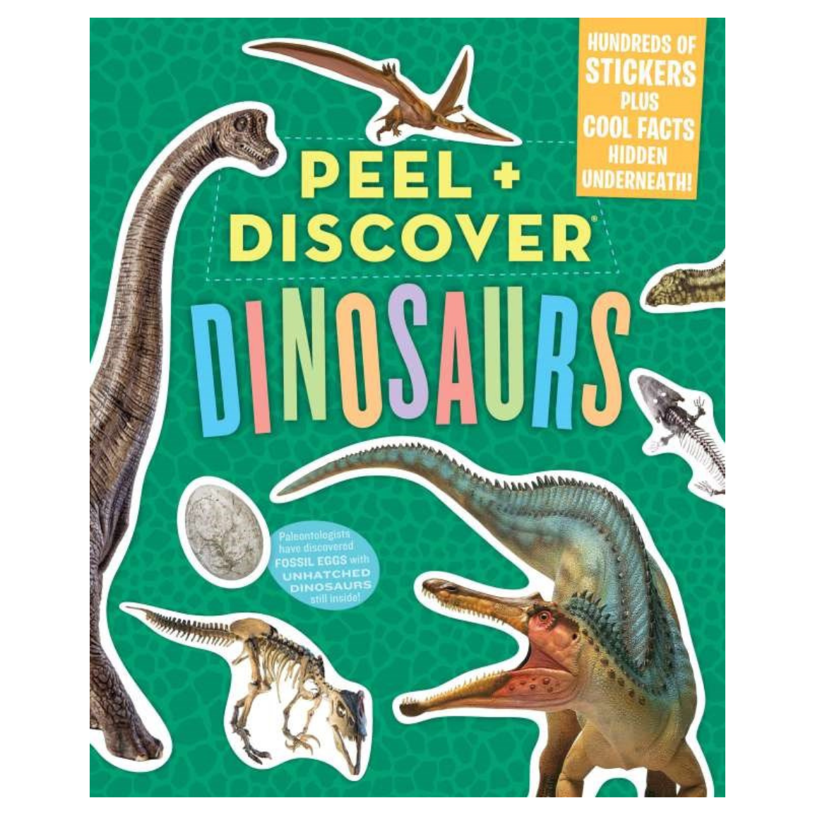 Peel + Discover Dinosaur Stickers