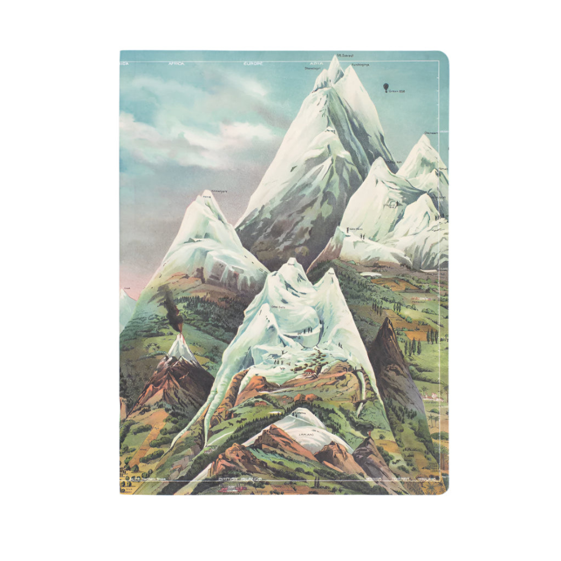 Ascending Regions Softcover Experiment Notebook