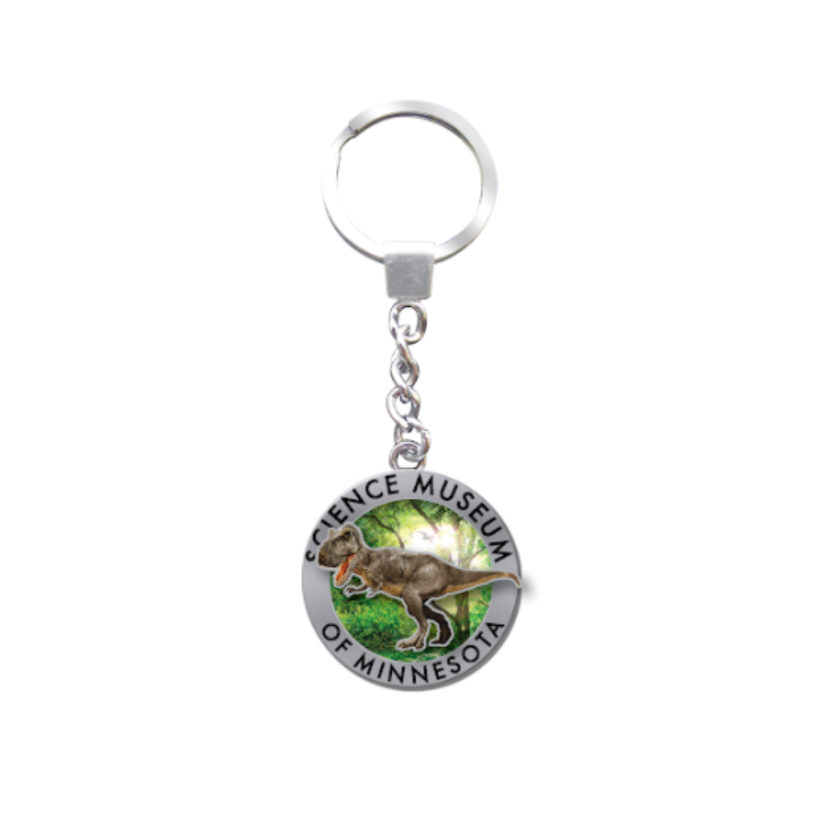 Science Museum of Minnesota T-rex Spinner Keychain