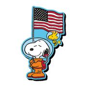 Peanuts Snoopy In Space Flag Magnet