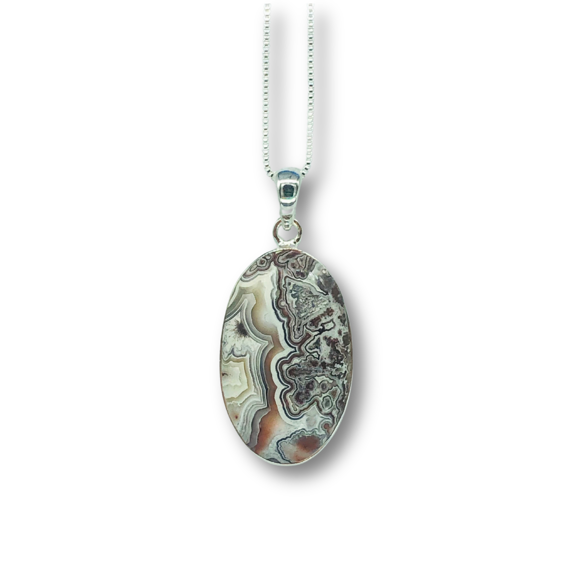 Crazy Lace Agate Necklace