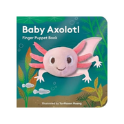 Baby Axolotl Finger Puppet Book