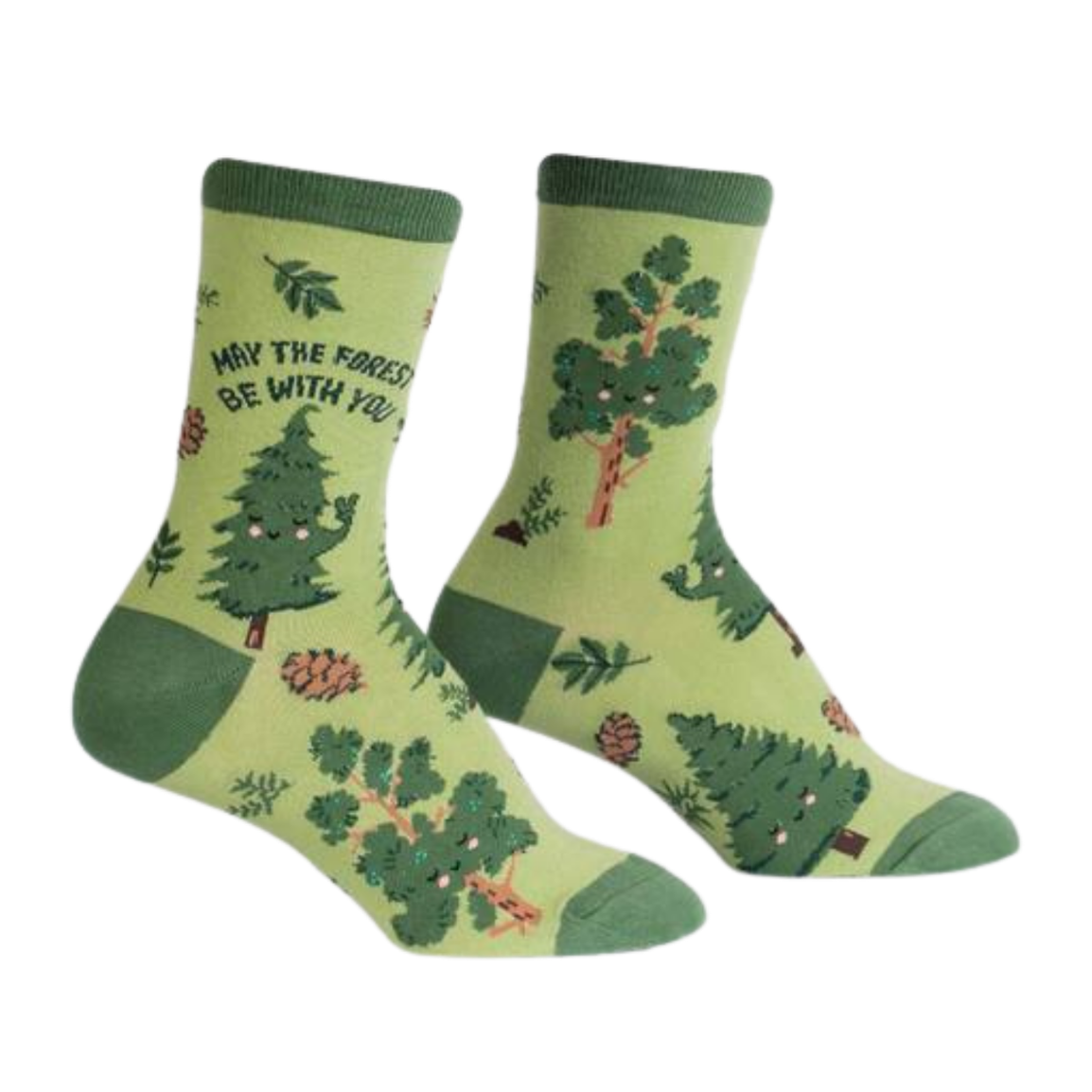 May the Forest be With You Crew Socks