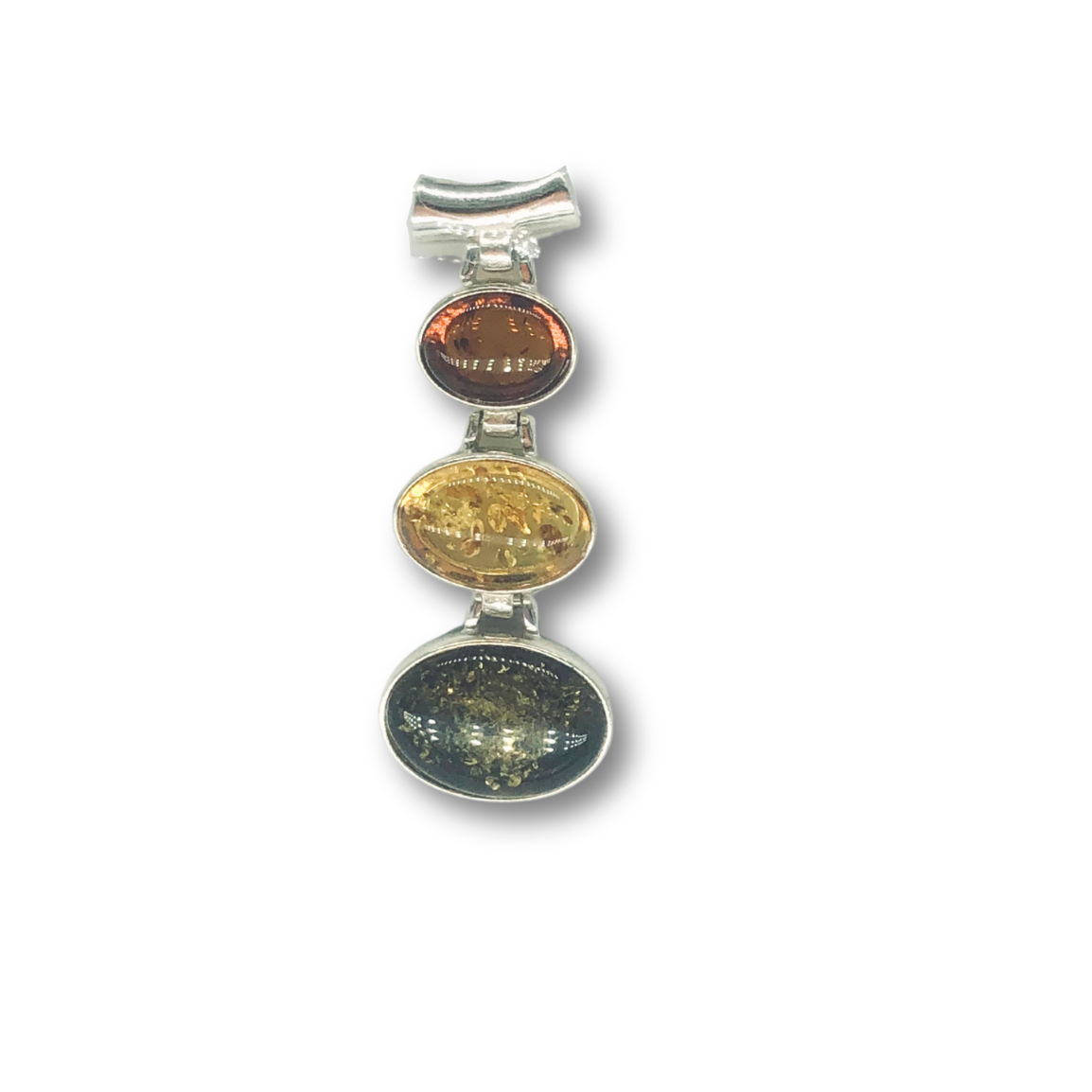 Triple Amber Necklace