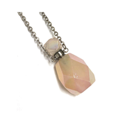 Gemstone Perfume Bottle Necklace
