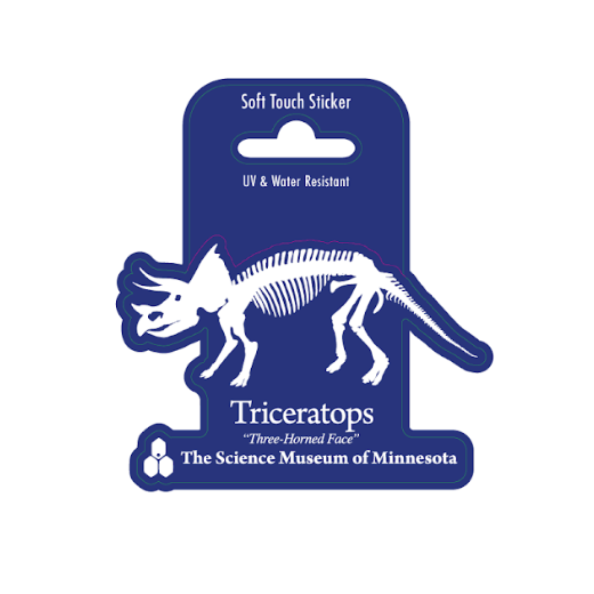 Science Museum of Minnesota Triceratops Sticker