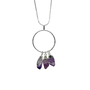 Amethyst Ring Necklace