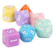 Macaron Colors Resin Dice