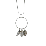 Quartz Ring Necklace