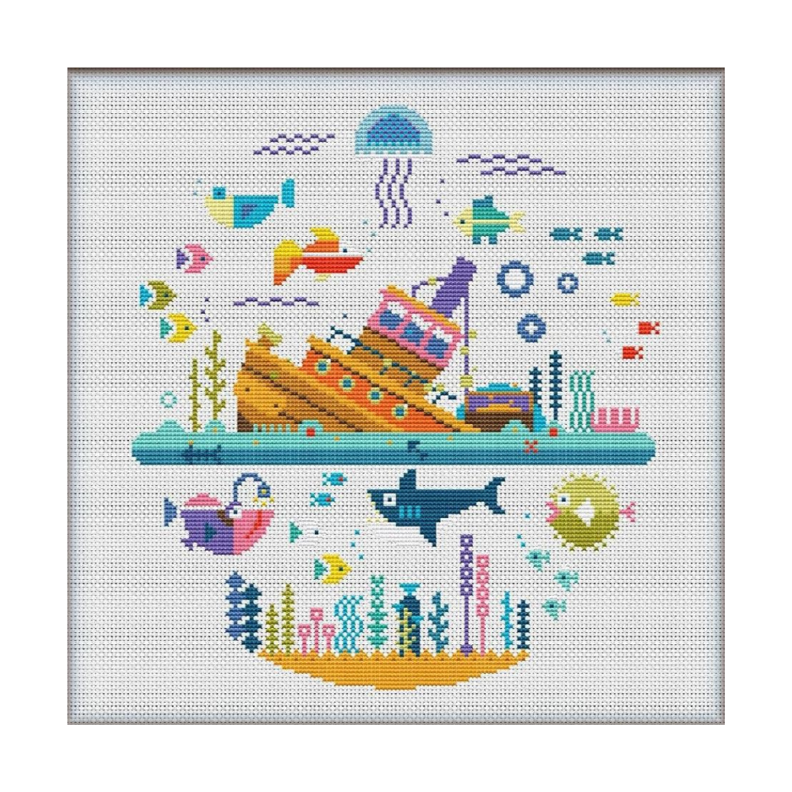 In the Sea Cross Stitch Kit