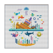 In the Sea Cross Stitch Kit
