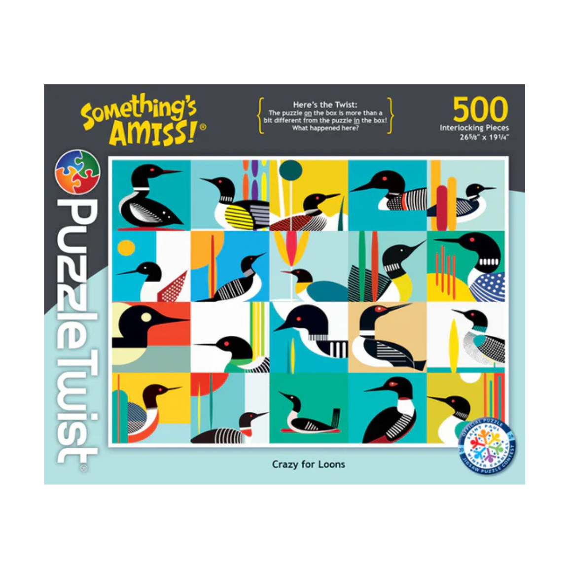 Crazy for Loons 500 Puzzle Twist