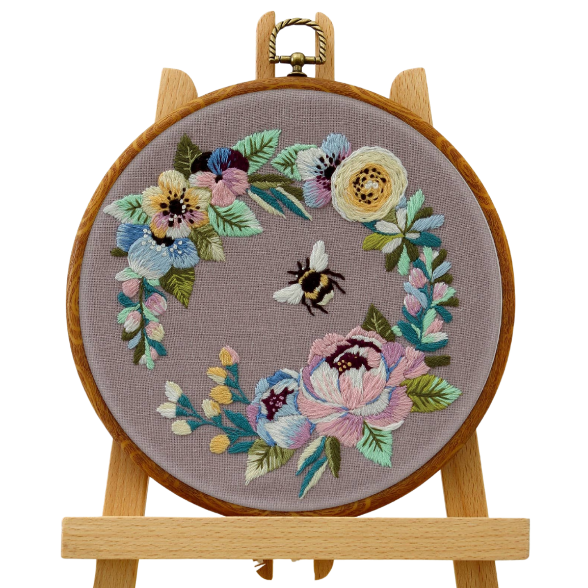 Bumblebee in the Garden Embroidery Kit