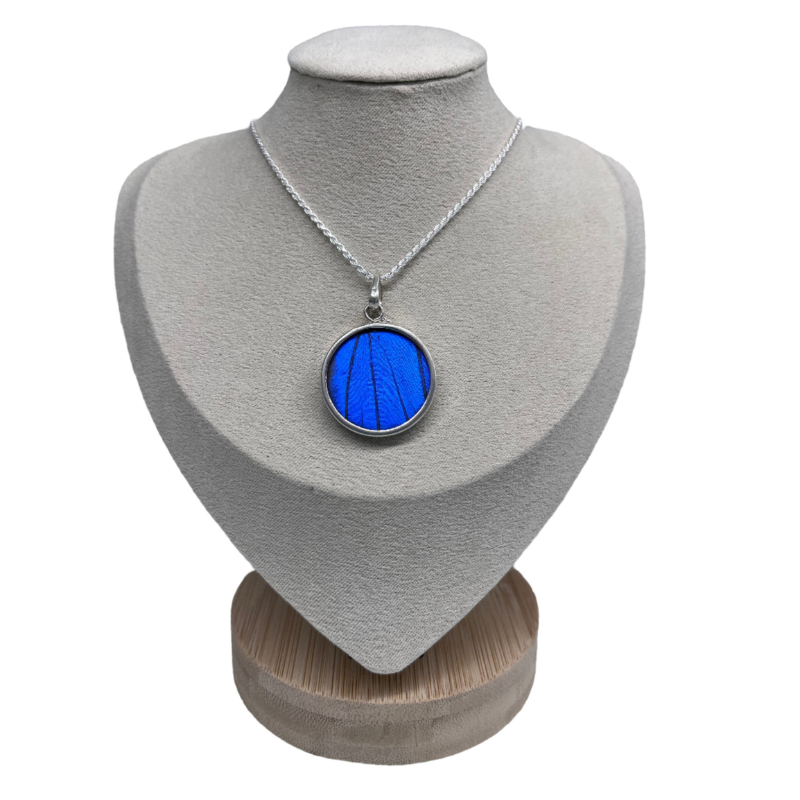 Morpho Butterfly Necklace $90.00