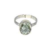 Green Amethyst Ring