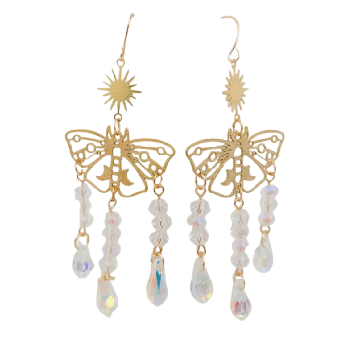 Butterfly Drop Earrings