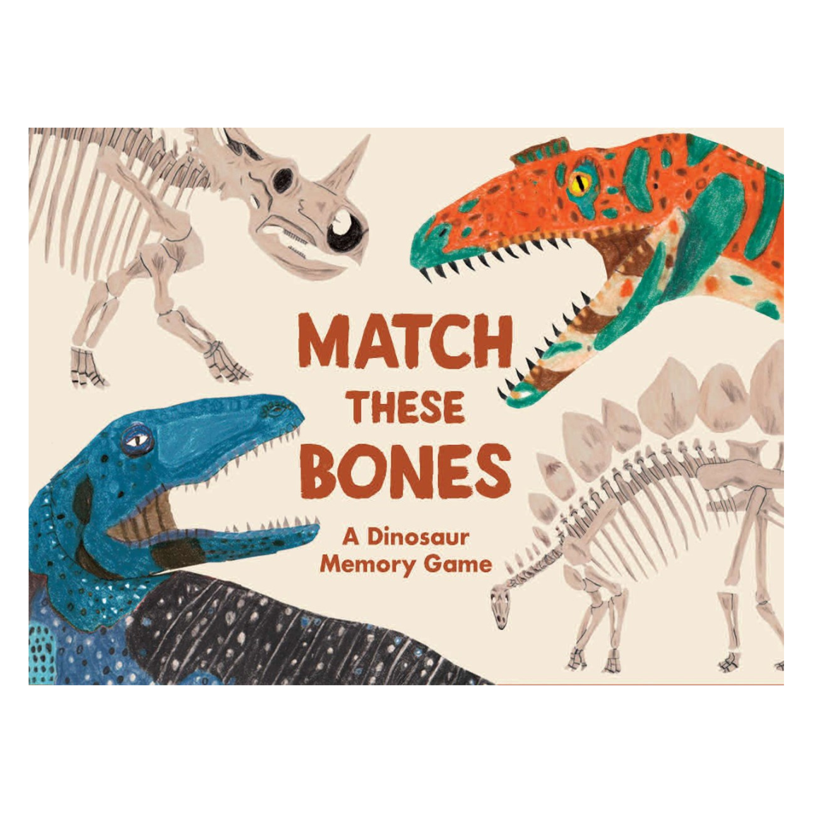 Match These Bones Dinosaur Memory Game