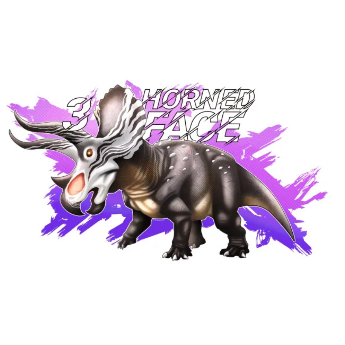 Jumbo Triceratops Sticker