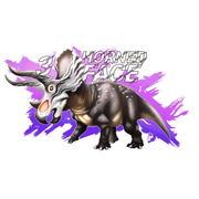 Jumbo Triceratops Sticker