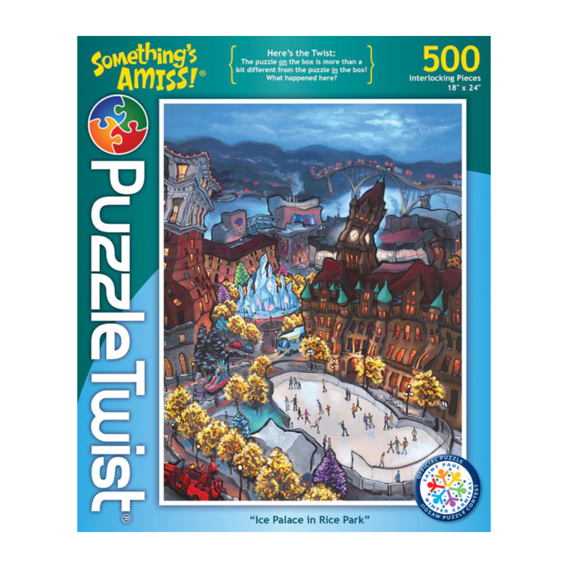 Ice Palace in Rice Park 500 Puzzle Twist