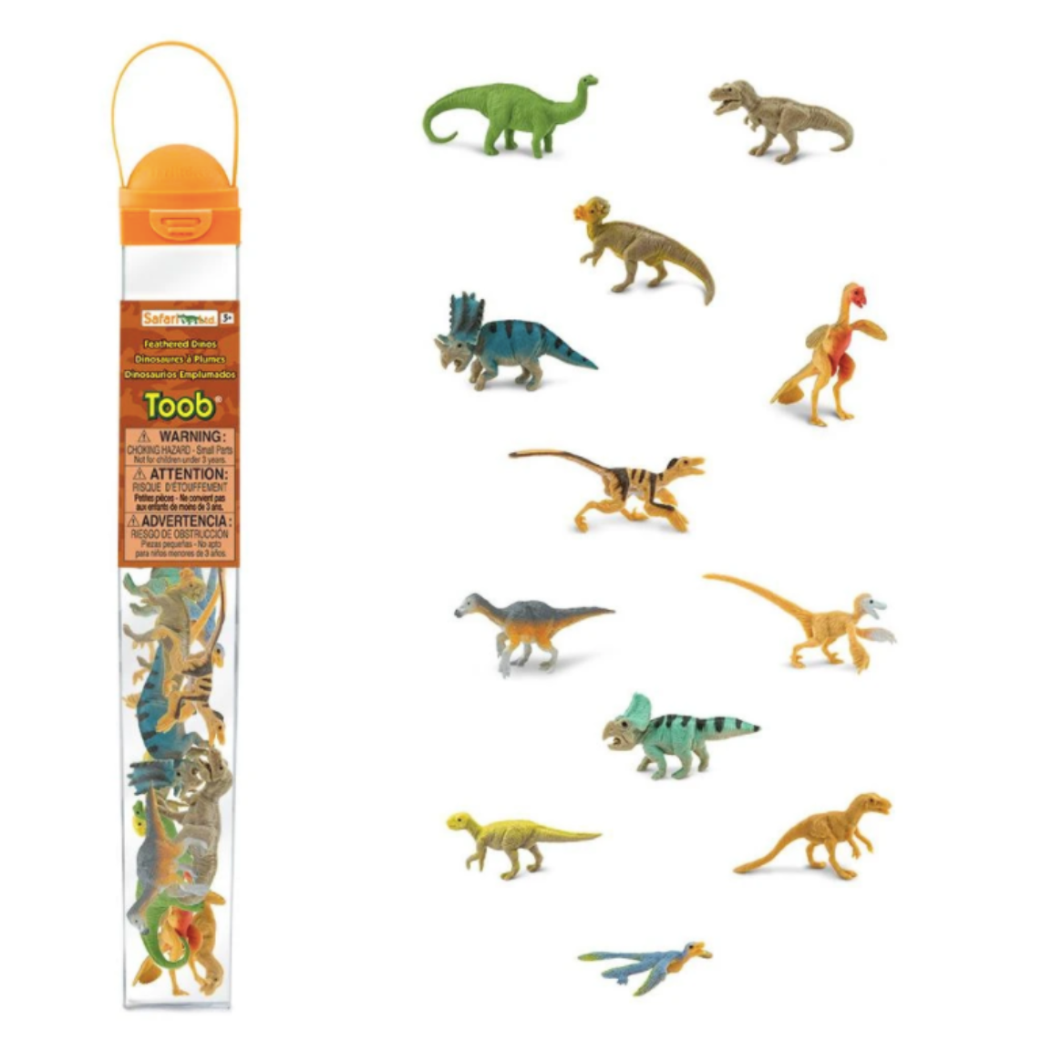 Feathered Dinos Toob Figurines