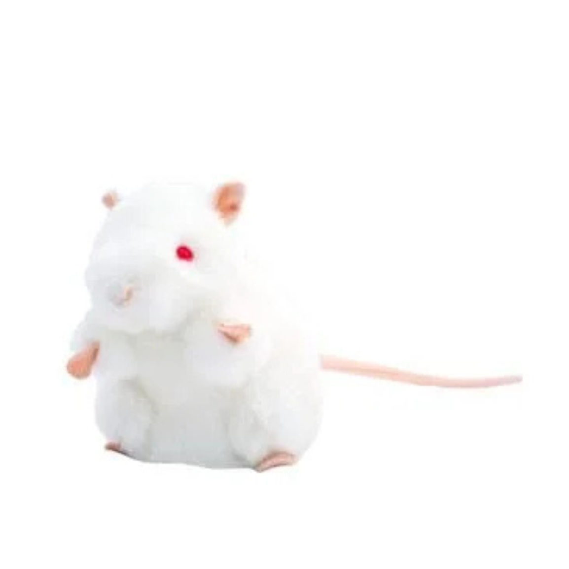 White Lab Mouse Plush