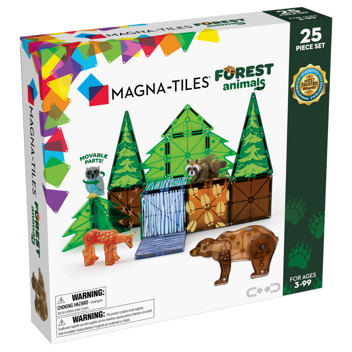 Magna-Tile Forest Animals 25 Piece Set