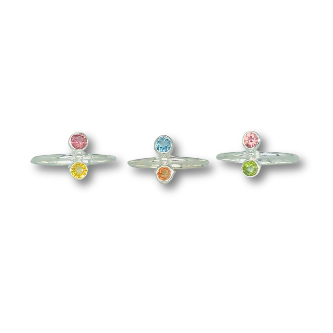 Multicolored Tourmaline Ring