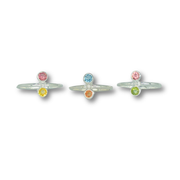 Multicolored Tourmaline Ring