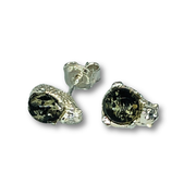 Amber Hedgehog Studs